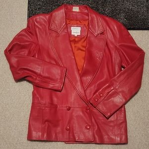 ❤️ Vintage Neiman Marcus Blood Red Jacket